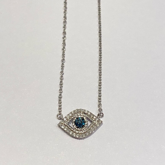 🧿🪩 Adina Reyter Evil Eye Necklace 🪩🧿 - Picture 5 of 7